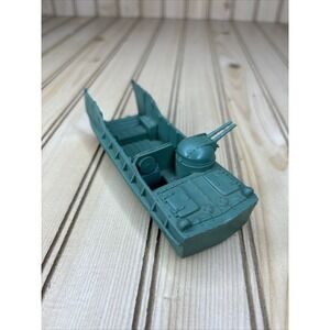Marx Battleground Landing Craft Olive Drab Plastic Vtg 1960s Vehicle NO DOOR